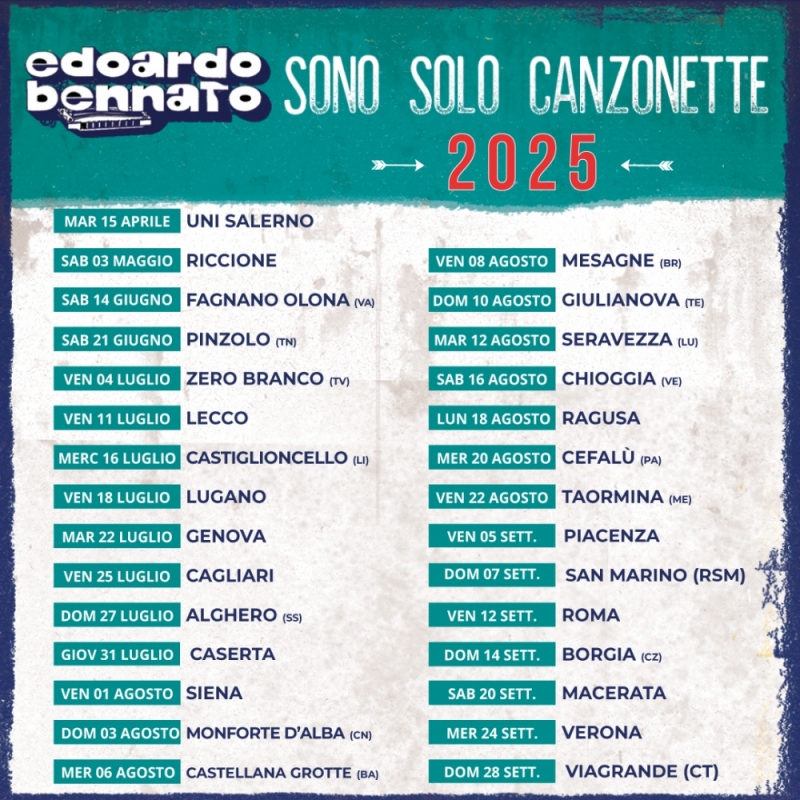 SONO SOLO CANZONETTE 2025